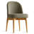 Hillier Linen Blend Parson Chairs with Solid Wood Legs -1104132769