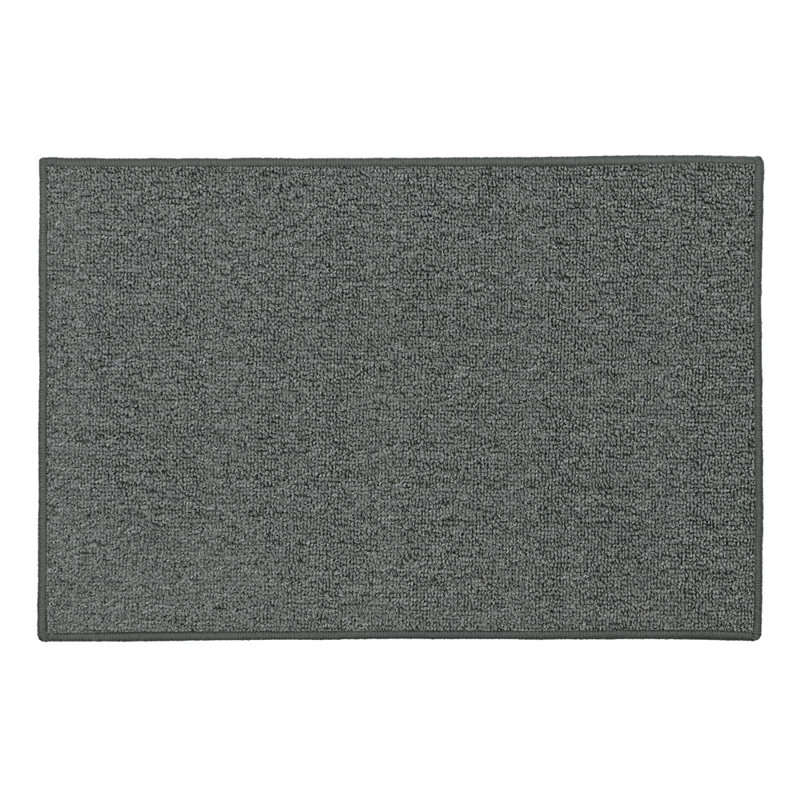 Non-Slip Indoor Doormat, Rectangle W40 x L60 cm, Grey