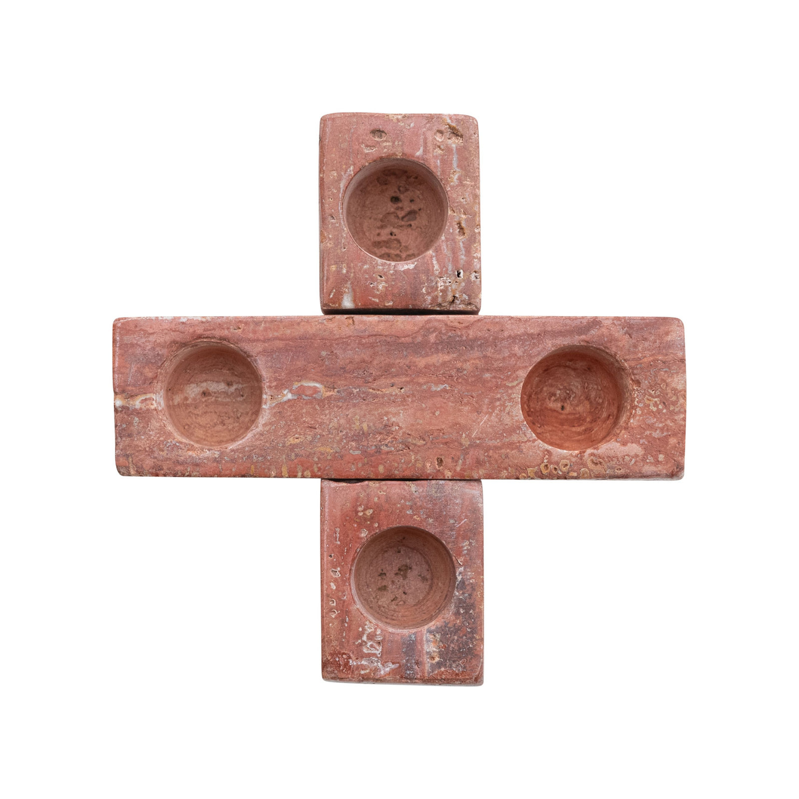 Travertine Interlocking Taper Holder
