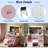 Makeup Vanity With Glass Top, 15 Hollywood Bulbs, 11 Drawers And Stool