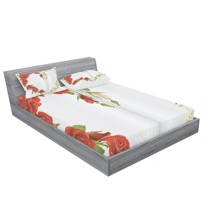 Microfiber Sheet Set, Full Sheet Set with Fitted Sheet
