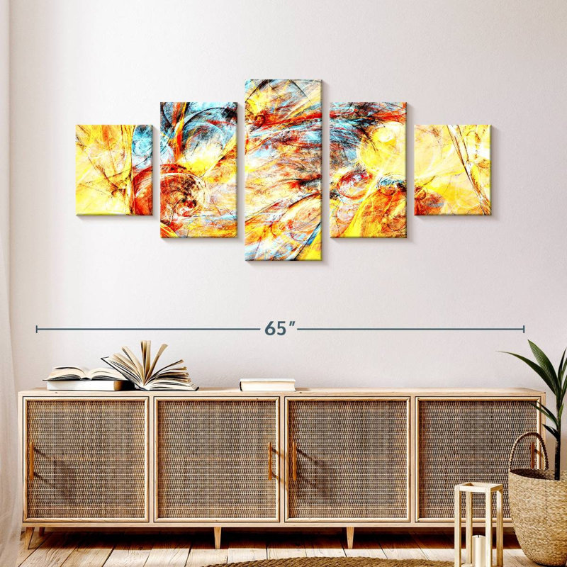 Fiery Glazer, 24" H x 55" W
