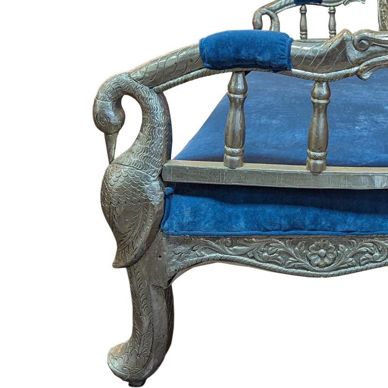 Canapé Maharaja indien Royal Silver