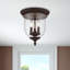 Plafonnier encastré 3 lumières 11,5 po Aaven-58224380