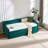 Upholstered Daybed with Trundle, USB Port, Side Pockets, and Velvet Button-Tufted Back for Modern Bedrooms and Guest Rooms-61953428