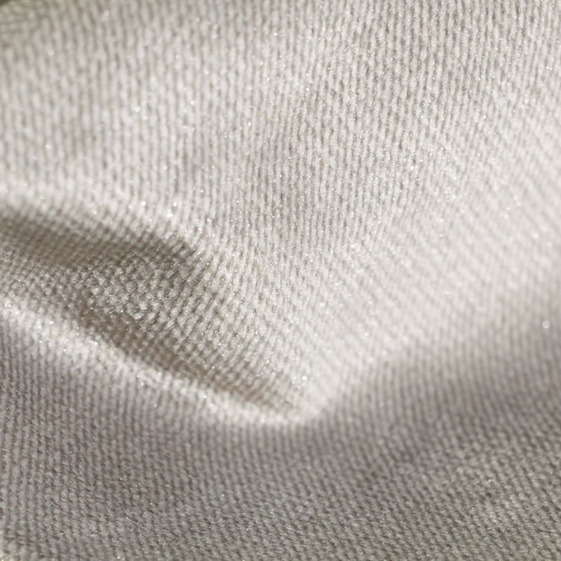 Lit tapissier standard Brooke-Lea, Double, Velours classique, gris clair