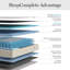 Matelas hybride à ressorts ensachés Martha Stewart-98630538