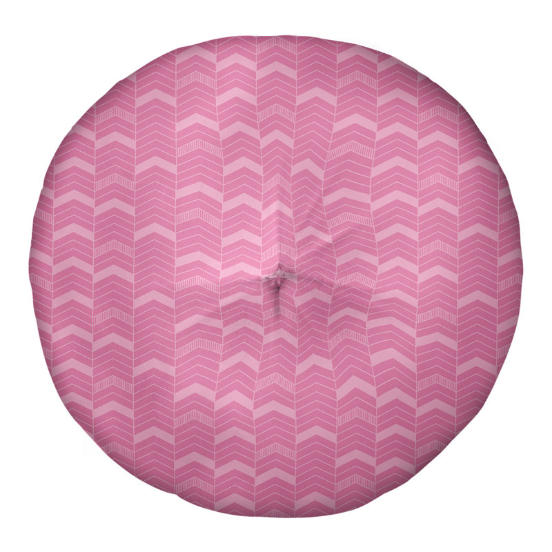 Coussin Rhonda, 26 po x 26 po, Rose