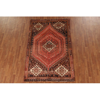 Vegetable Dye Traditional Area Rug 5x8