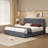 4 Drawers Storage Upholstered Bed-1245905333-1245905226