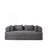 Convertible Sleeper Sofa with Removable Armrests and Chenille Cushions