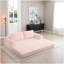 Canapé-lit pliant convertible 2-en-1, canapé-lit en velours côtelé moderne avec 2 * oreillers, ensemble de canapé modulaire rembourré désossé avec lit escamotable Futon, canapé-lit modulaire pliable pour le salon - rose-2119313132