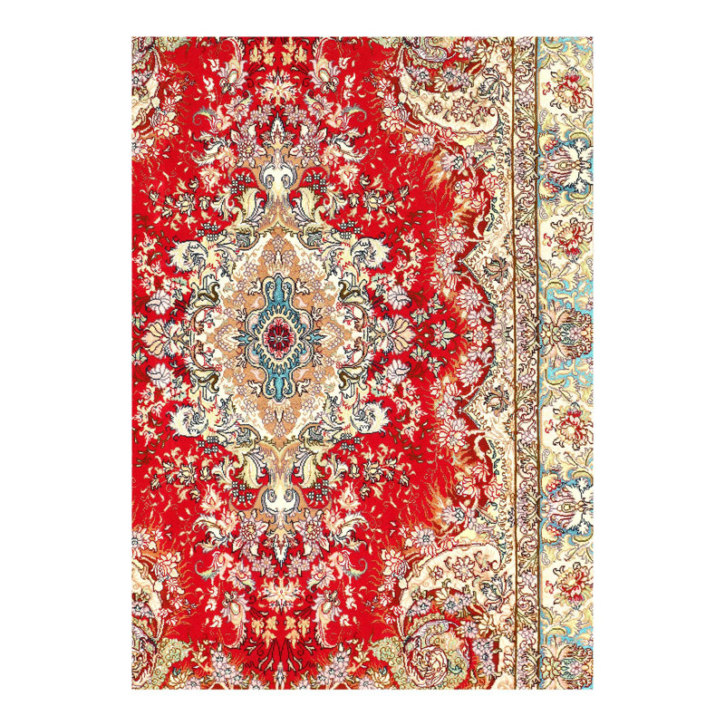 Mehronisha Oriental Area Rug in Red