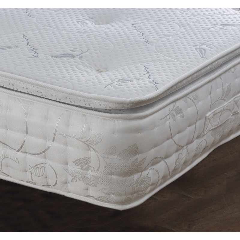 Connley Memory Sprung Pillow Top Cashemere 12 Inch Deep Mattress, Kingsize (5')