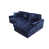 Fausse fourrure antique bleu marine est en rupture de stock