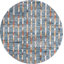 Tapis bleu / blanc cassé / brun clair / rouge Eells-949321126