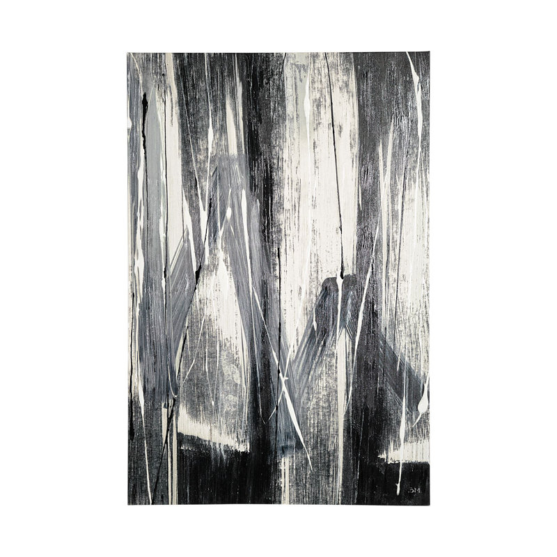 Glass Shower II a Hand Embelished Textured Canvas, Glass Shower I