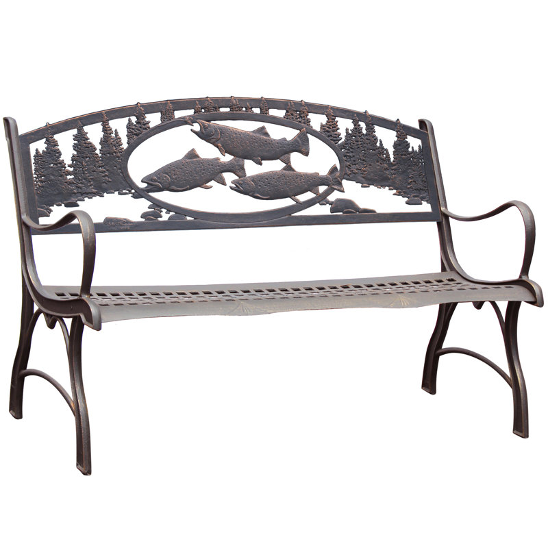 Banc de parc en fonte Henkel Trout