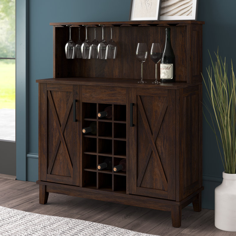 Armoire de bar Dunstable Home, Acajou