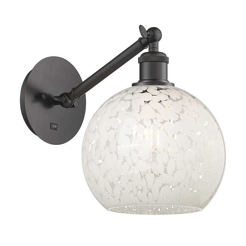 Bhaskar Steel Armed Sconce, 10" H x 8" W x 13" D, Oil Rubbed Bronze