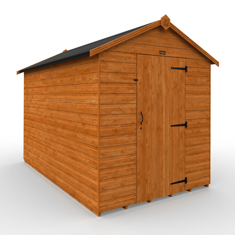 Tiger Shiplap Apex Wooden Shed, 6ft. W x 10ft. D