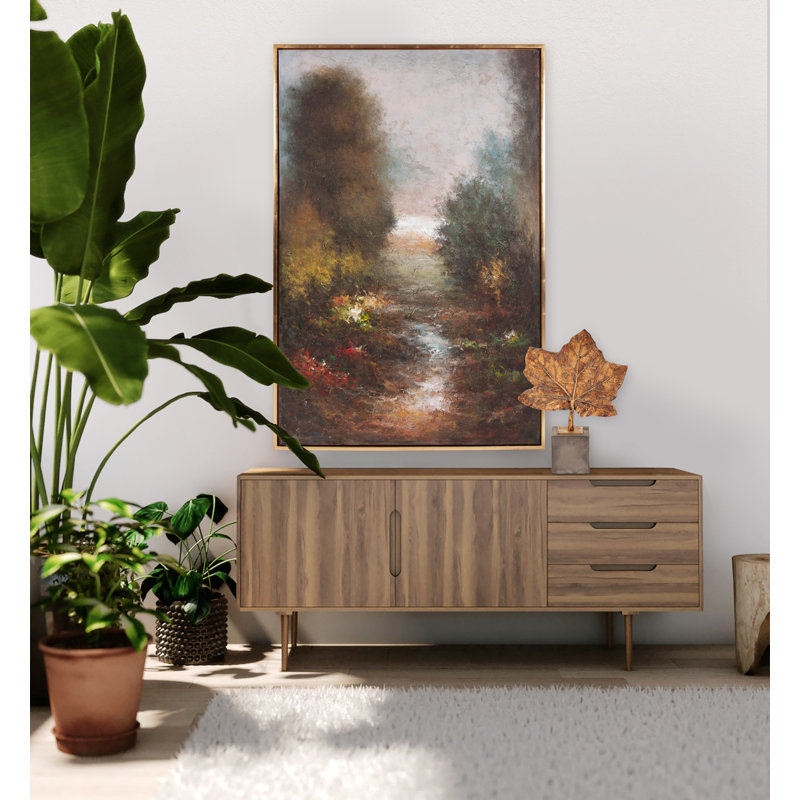 Silent River Hand Painted Original Art