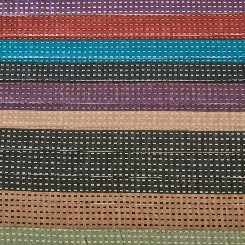 Housse de lit de jour 6 pièces, conception réversible à rayures multiples, matelas simple, housse, 3 taies décoratives, coussin décoratif, décoration facile à laver, ajustement du matelas, lavable à la machine