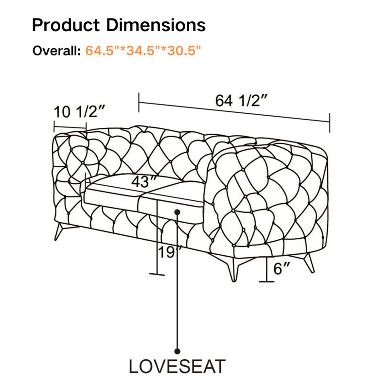 Causeuse modulaire en microfibre brune