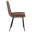 Chaise d'appoint rembourrée Bozhidar (ensemble de 2)