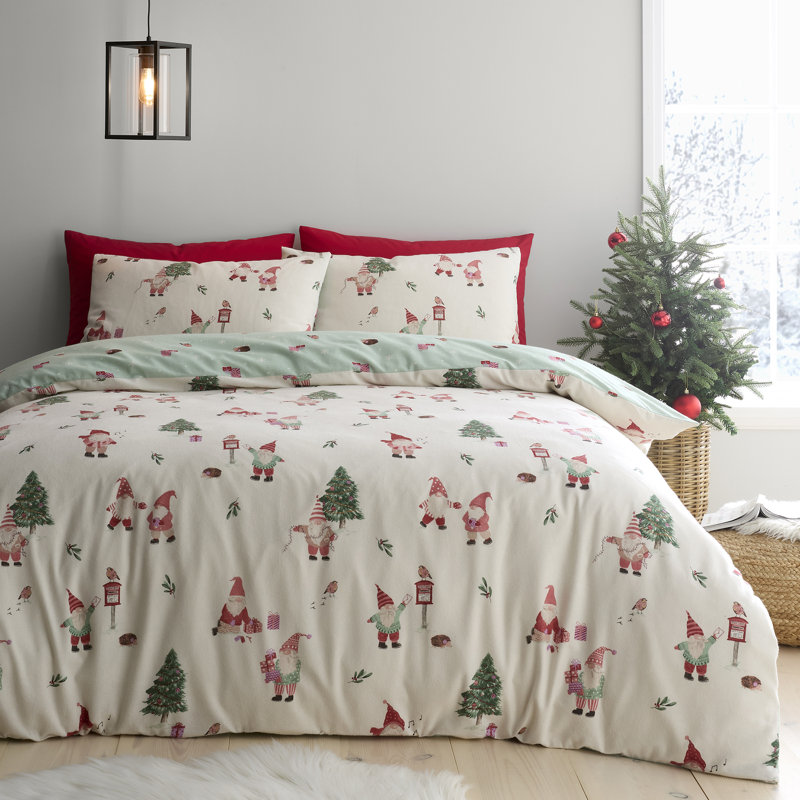 Christmas Gonks Bedding, Double Bed (200 x 200 cm)