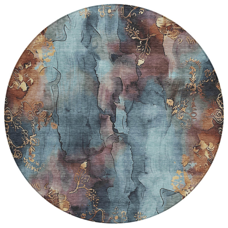 Tapis rond 8 po