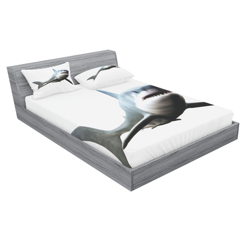 Microfiber Sheet Set, Queen Sheet Set with Fitted Sheet