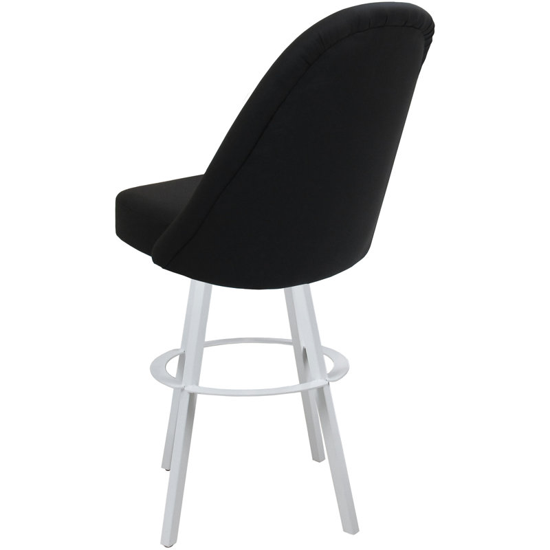 Bassin Kandria, White, Extra Tall (34" Seat Height), Black