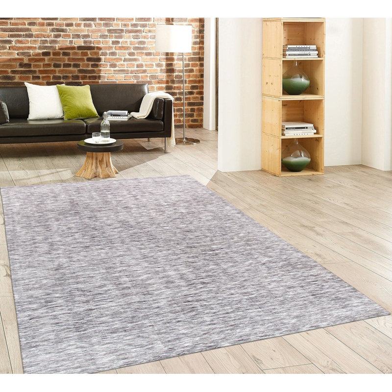 Werngard Abstract Area Rug in Ivory