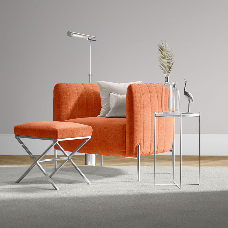 Tissu Berry, Mandarine