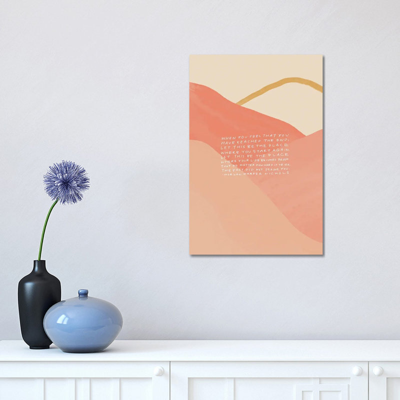The Past Did Not Define You 1 Piece Wrapped Canvas Wall Art, 30.48 cm H x 45.72 cm W