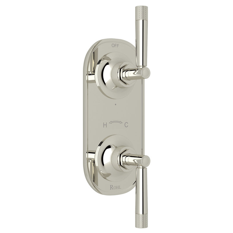 Graceline® 1/2" Thermostatic Trim with Diverter, Polished Nickel