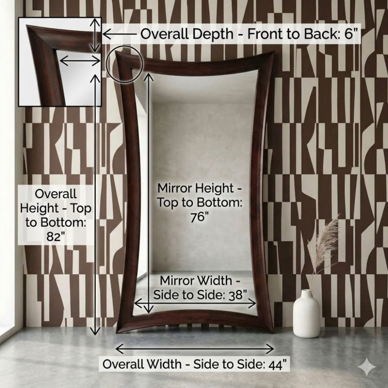 Foye Flat Floor Mirror