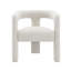 Chaise d'appoint beige Boucle, ensemble de 2