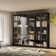 78.7'' H X 94.5'' W 5-Tier Display Bookcase With Glass Doors And LED Light