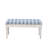 Aaryahi Coastal Carved Seashell 36” Upholstered Bench-1000199347