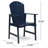 Rosalyn Acacia Solid Wood Outdoor Dining Armchair-608106092