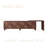 Extendable Tv Cabinet With Storage And Adjustable Shelves,Real Wood Veneered Tv Console