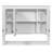 35inch Bathroom Wall Cabinet with Mirror