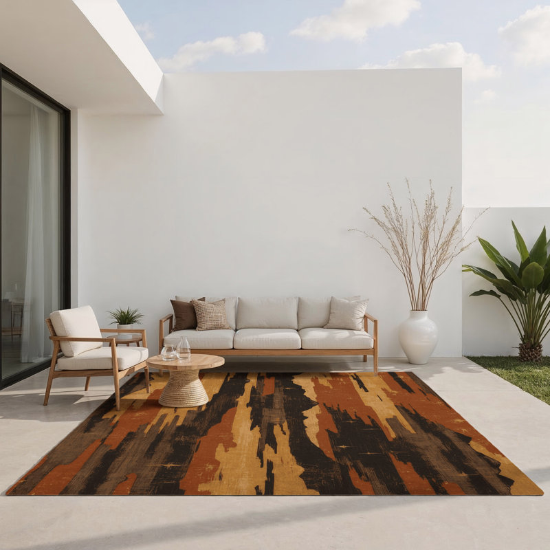 Tapis intérieur et extérieur Mirage Splendor, Rectangle 5 pi x 7 pi