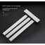 Porte-serviettes rotatif en acier inoxydable avec tablettes pliables à 3 niveaux, porte-serviettes mural sans perçage pour un rangement peu encombrant