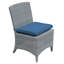 Bella Wicker Armless Outdoor Dining Chair-620172407-620172395