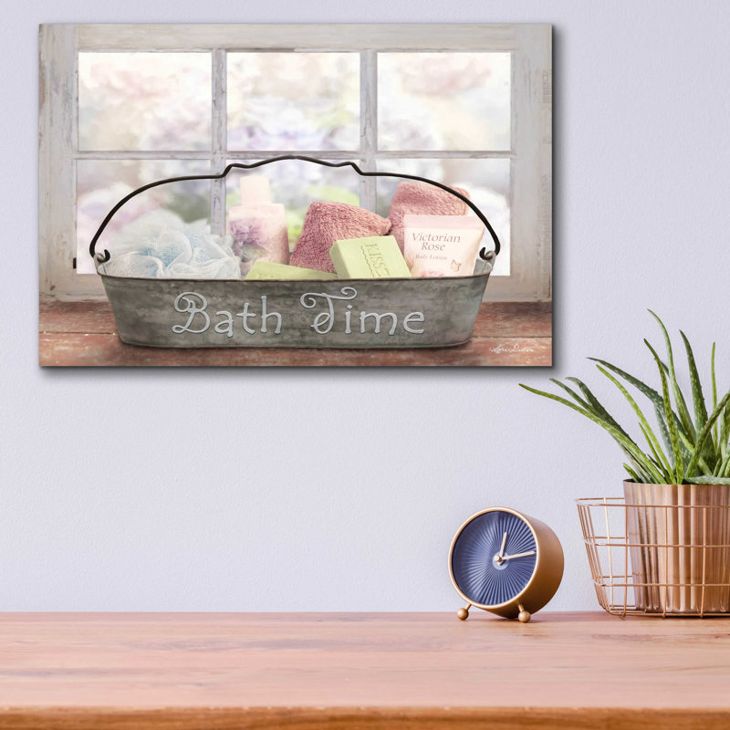 «Bath Time» par Lori Deiter - photographie sans cadre, H 12 po x l 16 po x P 0,13 po