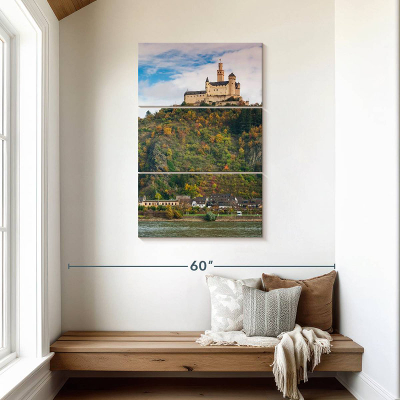Lilie Marksburg Castle, 45" H x 28" W