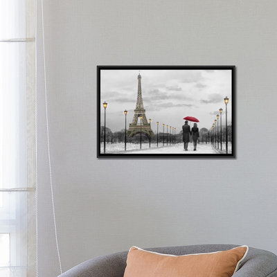 Reproduction de photo "Red Umbrella de Paris" par Chris Consani